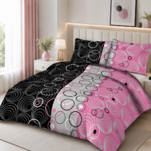 KOMPLET POŚCIELI Z KORY KOŁDRA 220×200 2X PODUSZKA 70X80 LUX 982-1 GUZIK KORA BAWEŁNIANA PRODUCENT