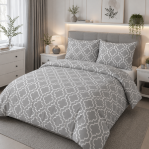 KOMPLET POŚCIELI Z KORY KOŁDRA 220×200 PODUSZKA 2X 70X80 972-2 GUZIK KORA BAWEŁNIANA PRODUCENT