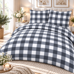 KOMPLET POŚCIELI Z KORY KOŁDRA 220×200 PODUSZKA 2X 70X80 KORA BAWEŁNIANA 845-5 PRODUCENT