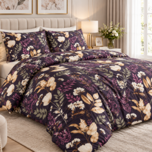 POŚCIEL BAWEŁNIANA DELUX 160x200 + POSZEWKA 70x80 NA ZAMEK NOCNY OGRÓD 100% BAWEŁNA PRODUCENT