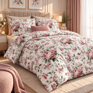 POŚCIEL BAWEŁNIANA DELUX 160x200 + POSZEWKA 2x70x80 NA ZAMEK 1055 100% BAWEŁNA PRODUCENT