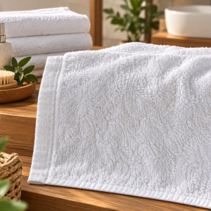 RĘCZNIK KĄPIELOWY 100x150 400 g/m2 FROTTE BIAŁY 100% BAWEŁNA