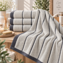 RĘCZNIK KĄPIELOWY 70x140 550g/m2 FROTTE JASNY SZARY, LIGHT GREY 100% BAWEŁNA