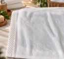RĘCZNIK KĄPIELOWY 100x150 500g/m2 FROTTE BIAŁY 100% BAWEŁNA