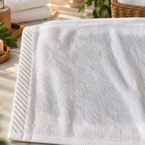 RĘCZNIK KĄPIELOWY 100x150 500g/m2 FROTTE BIAŁY 100% BAWEŁNA