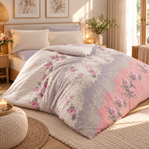 POŚCIEL BAWEŁNIANA DELUX 160x200 + POSZEWKA 2x70x80 NA ZAMEK MILANO39 100% BAWEŁNA PRODUCENT