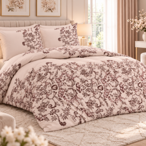 POŚCIEL BAWEŁNIANA DELUX 240x220 + POSZEWKA 2x70x80 NA ZAMEK MILANO16 100% BAWEŁNA PRODUCENT