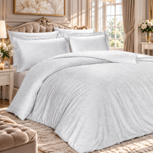 POŚCIEL ŻAKARDOWA LUXURY Renée6 160x200 POSZEWKI 2x70/80 BAWEŁNA 100% PRODUCENT