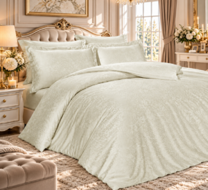POŚCIEL ŻAKARDOWA LUXURY Renée7 160x200 POSZEWKI 2x70/80 BAWEŁNA 100% PRODUCENT
